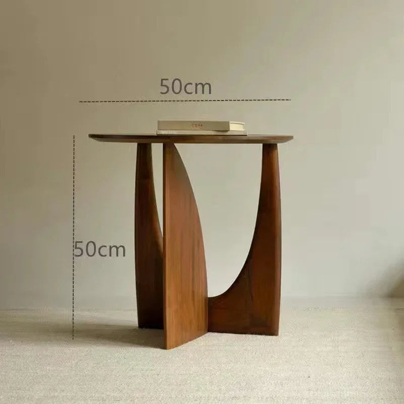 Table d'Angle Luxe – Table de Service Compacte pour Salon, Bureau ou Hall